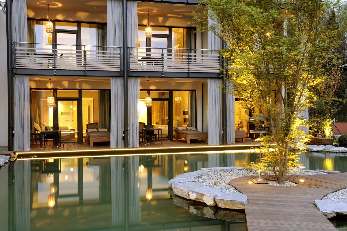 Wellnessgarten-Hotel Waging am See Bagian luar foto